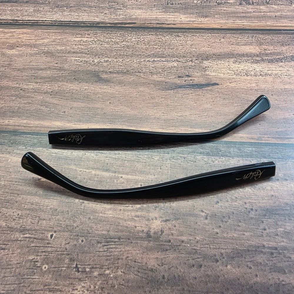 Ralph Lauren RA7075 501 Black Polka Dot Replacement Eyeglass Temples Arms 140mm